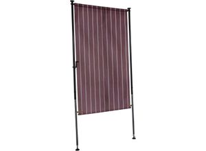 Angerer Balkonsichtschutz bordeaux/creme 150 cm