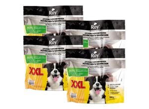 Hunde-Snacks XXL, Hühnchen & Kaninchen 500g Packung - 4er Set