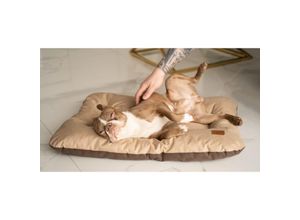 Hundebett-Kissen Mort cappuccino L Tierbett Tiersofa