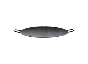 Paella World Wokschale/Grillschale mit Griffen, Ø 50 cm, Stahl unbeschichtet