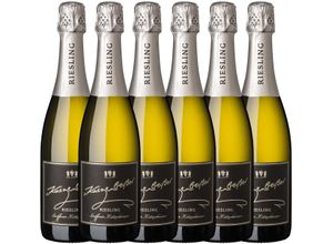 Lauffener Weingärtner Lauffener Katzenbeißer Riesling Sekt b.A. trocken 0,75l - 6er Karton