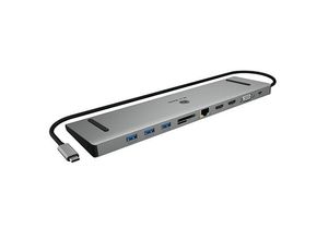 ICY BOX IB-DK2106a-CPD, USB Type-C® 11 in 1 Notebook DockingStation mit dreifacher Videoausgabe