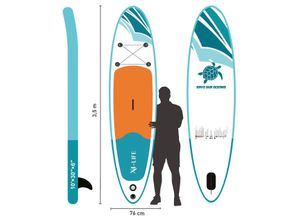 X4-LIFE Stand up Paddle Board mit Zubehör X2