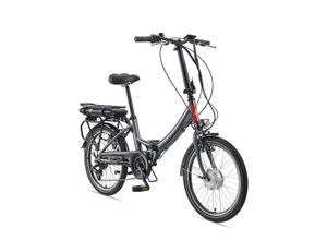 Telefunken E-Bike F810, Faltrad mit 7 Gang Kettenschaltung