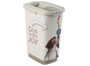 Rotho Babydesign Rotho MyPet Cody Tierfutterbehälter 25l mit Deckel und Schüttvorrichtung, Hundemotif