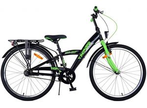 Thombike Kinderfahrrad - Jungen - 24 Zoll - Grün Schwarz - 3 Gänge