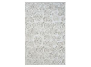 MyFlair Teppich Layla , 200cm x 290cm, Farbe Beige, rechteckig, Florhöhe 10mm