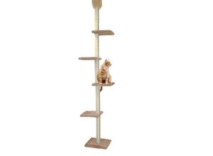 CAT DREAM Katzen Kratzbaum raumhoch beige