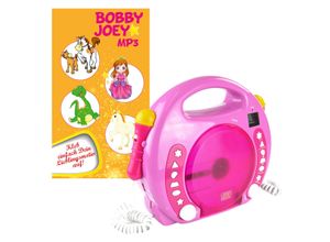 X4-Life X4-TECH Kinder CD-Player Bobby Joey MP3 pink