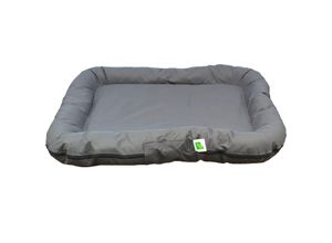 Hundebett Tierbett Hundematratze dunkelgrau 60 x 90 cm