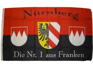 Flagge Nürnberg Nr.1 90 x 150 cm