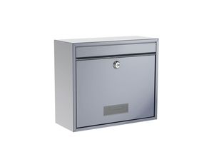 BASI Briefkasten - BK 900 - Stahl Silber