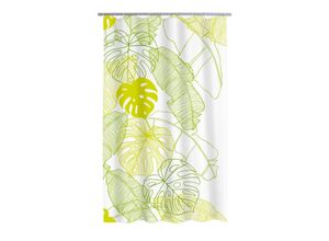 Ridder Duschvorhang Textil Tropical 180x200 cm inkl. Ringe