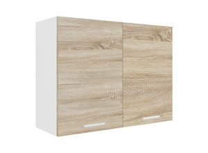 Vcm Küchenschrank Breite 80 cm Holztür Hängeschrank Küche Küchenmöbel Esilo