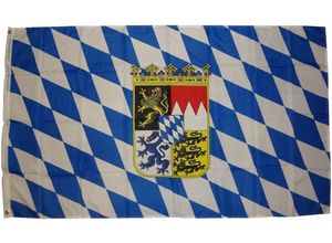 Flagge Bayern Wappen 250 x 150 cm