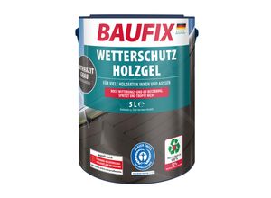 Baufix Wetterschutz-Holzgel Anthrazitgrau