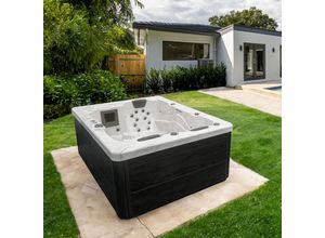 Home Deluxe Outdoor Whirlpool WHITE MARBLE PURE