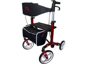 Antar Aluminium Premium Rollator AT51111 dunkelrot