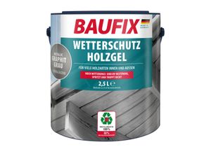 Baufix Wetterschutz-Holzgel graphitgrau metallic 2,5L