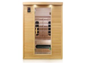 Infrarotkabine Infrarotsauna LAVAL PLUS 135cm x 105cm x 190cm Keramikstrahler