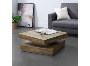 Couchtisch Florenz - 76x76x38cm - Holzoptik