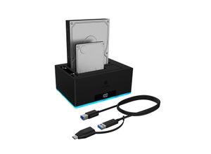 ICY BOX IB-127CL-U3, Docking & Klonstation für 2x HDD/SSD