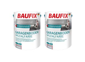 Baufix professional Garagenboden Spezialfarbe silbergrau 5l - 2er Set