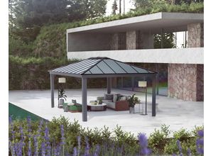 Gartenpavillon Dallas 4.3x6.1 anthrazit