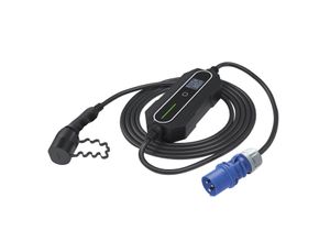 EM2GO Portabler AC Charger 1.4kW 6A fixiert , CEE Blau ideal für Camping !