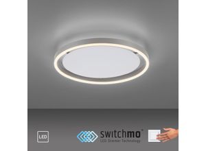 LeuchtenDirekt LED Deckenleuchte RITUS, rund, 3-Stufen Dimmer, 3000Kelvin, Innenleuchte, IP20