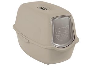 Rotho Babydesign Rotho MyPet Eco Bailey Katzentoilette mit Deckel und Aktivkohlefilter, cappucino (recycelt)