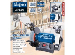 Scheppach Doppelschleifer SM200AL