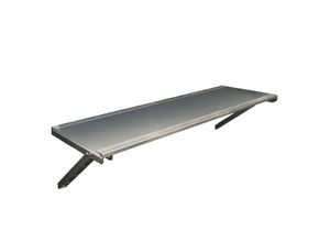 Gerätehaus Regalbausatz Yukon Silber 35x104cm