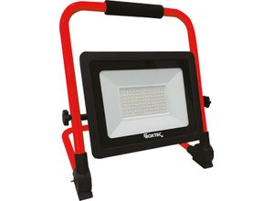 LED Arbeitsleuchte, Baustrahler, verstellbar, faltbar, 100W, 8000lm, 6500K, IP65, 3m Gummikabel