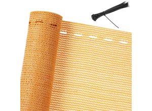 Casaria Detex® Balkonsichtschutz Beige 1x10m