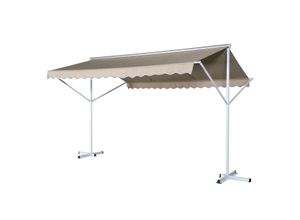 Outsunny Standmarkise, Creme 2,95x2,94m