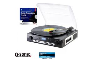 Q-Sonic UPL-855.MP3 Plattenspieler und Digitalisierer