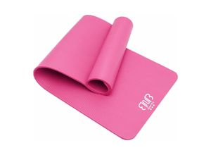 Premium NBR Sportmatte, rutschfeste Gymnastikmatte, Rosa Yogamatte Stretching Pilates