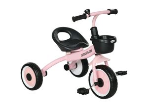 Dreirad, Kinderfahrrad mit Fahrradkorb, Kinderrad für Kinder 2-5 Jahre