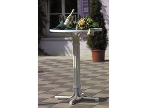 Best Stehtisch Multiflex rund 70cm weiss