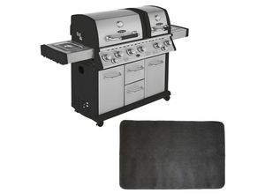 Justus Mars Pro Gasgrill (6+2) + Grill-Teppich