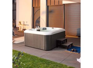 Home Deluxe Outdoor Whirlpool SEA STAR - mit Treppe und Thermoabdeckung