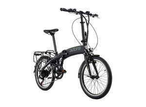 Adore Alu E-Faltrad 20'' Cologne E-Bike schwarz 250 Watt Li-Ion 36V/10 Ah 6-Gang