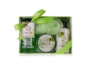 accentra Badeset OLIVE in Geschenkbox