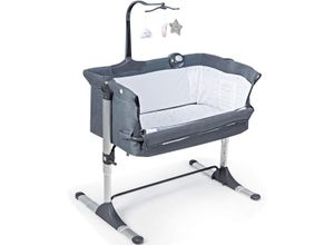 Costway 2 in 1 Beistellbett & Babybett breit-