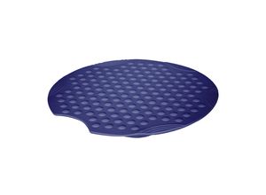 Ridder Duscheinlage Tecno ca. Ø 55 cm, ultramarinblau, 100% TPE