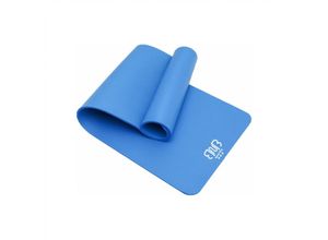 Premium NBR Sportmatte, rutschfeste Gymnastikmatte, Yogamatte Stretching Pilates Blau