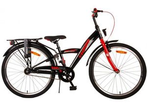 Thombike Kinderfahrrad - Jungen - 24 Zoll - Schwarz Rot