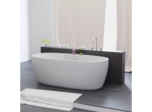 TroniTechnik Freistehende Badewanne Acrylbadewanne Standbadewanne Anafi 170cm x 80cm x 58cm