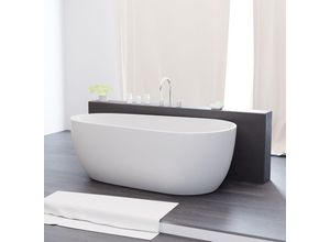 TroniTechnik Freistehende Badewanne Acrylbadewanne Standbadewanne Dia 170cm x 80cm x 58cm